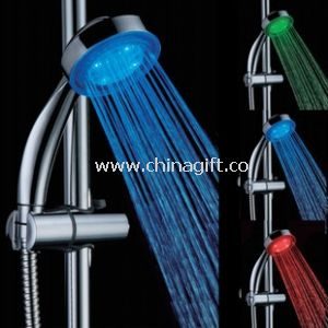 Chrome plated ABS led rainfall shower light