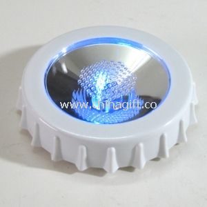 ABS Material multicolor Led intermitent Cupa Square coaster