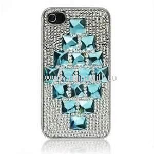 Luxury anti - dust woven imitation leather apple iphone 4 hard case