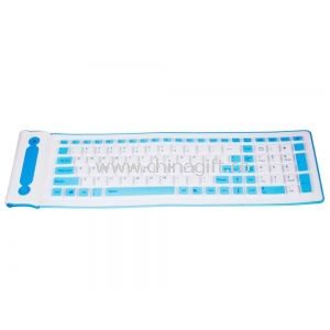 Flexible mini silicone apple Bluetooth 2.0 computer htpc keyboards for ipad touchpad