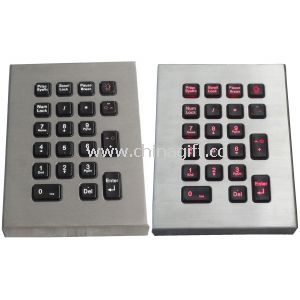 Industrial pc desk top keyboards / numeric keypad with touchpad