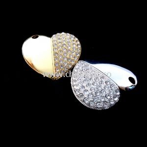 Free Logo Jewelry USB Flash Drive 2GB With Full- speed 12Mbps