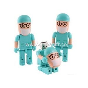 USB-ZIP läge Cartoon USB-flashminnet 2GB med Hot-Plug & spela
