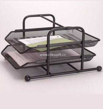 2 tier file tray
