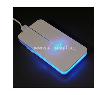 Mini slim mouse with light logo