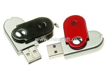 Plastic rotating USB