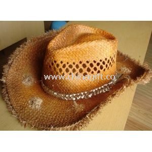 Frayed edges cowboy hat