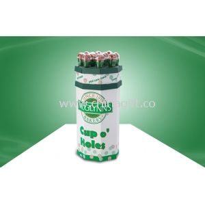 8 Faces Recyclable Corrugated Cardboard Dump Bins Glossy