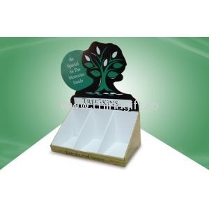 Cardboard Countertop Displays Tabletop Display Unit for Books Magazine