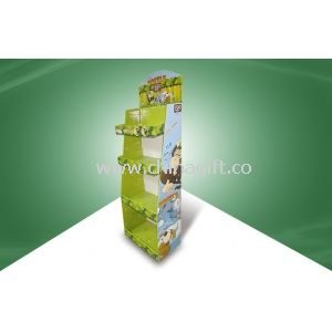 Custom Four - shelf Cardboard Display Stands Cardboard Shelf Display For Plush Toys