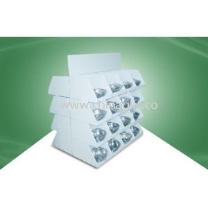 Double Side Paper POP Cardboard Pallet Display for Kitchen Products with 32 Cells