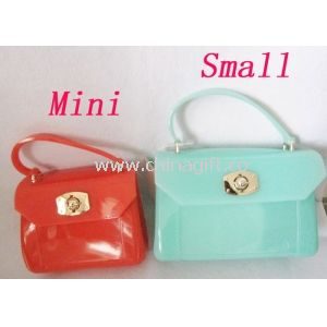 Furla Jelly Silicone Handbag Cross-body PVC Polished Metal Hardware