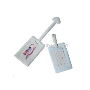Heart Shape Handle PVC Luggage Tag For Lady