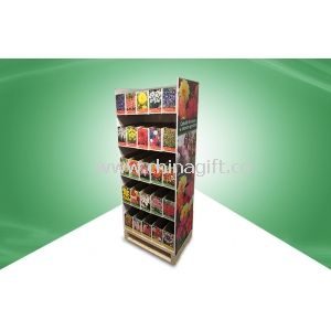 Strong Five - shelf POS Cardboard Displays Floor Display For Flowers