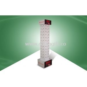 Sunglasses Store POP Cardboard Display Stands Hook Floor Display Units