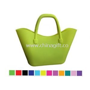 Yellow Big Silicone Handbag