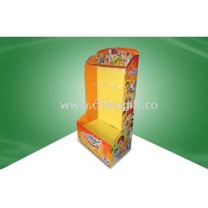 Žlutá maloobchodní plochy POP karton informační stánek pro děti hra výrobky