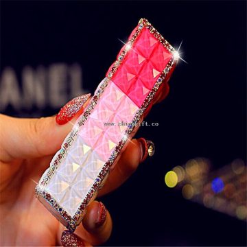Diamond lipstick portable power bank
