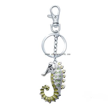 2016 novelty seahorse cheap custom keychains cheap keyring wholesale