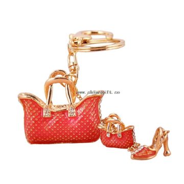 Τσάντα Rhinestone keychain κλειδί αλυσίδα κατασκευαστές jeweled rhinestone μπρελόκ
