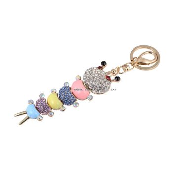 Günstige individuelle Mode 3d Keychain schöne Strass keychain