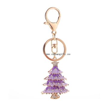 Albero di Natale con strass portachiavi Capodanno regalo idee Promozione portachiavi