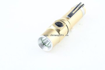 Mini Rechargeable Flashlight With Clip