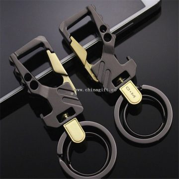Multi-function Car keychain Metal Bottle Openers