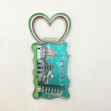 Heart Shaped Funny Pisa Souvenir Elegant Bottle Opener