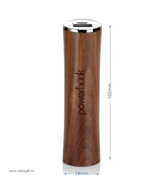 wood mobile Power Bank