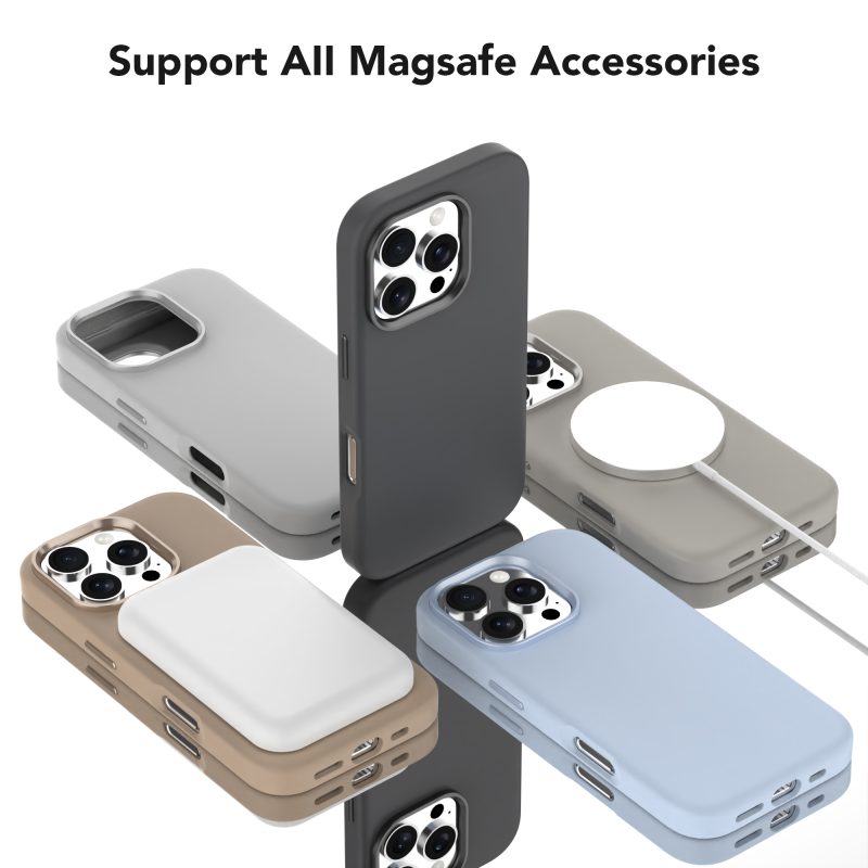 Silicone Phone Case With Metal Buttons
