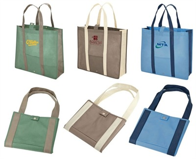 Druckknopfverschluss Shopping Tote