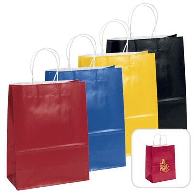 Glänsande Shopper väska