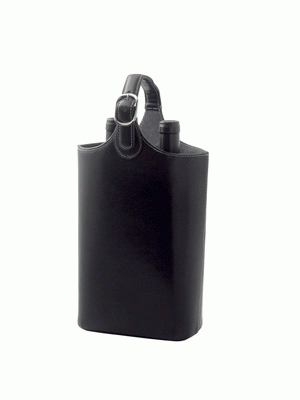Leather 2 Bottle Wine Carrier