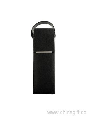 Stirling Leather Single Wine Carrier
