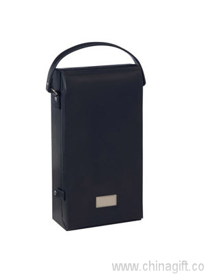 Yarra Leather Double Wine Carrier