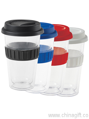 Plastic Double-walled Mug