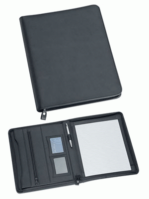 A4 Zippered Compendium