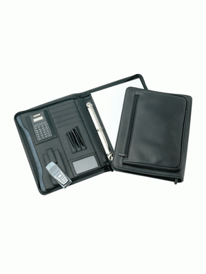 Dallas Delux A4 Zippered Compendium With Calculator