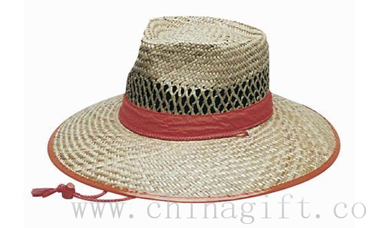 Natural Straw Orange Trim