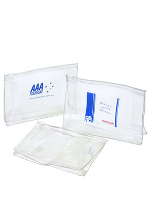 Vinyl Gift Bag w/ zip slider