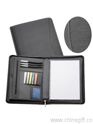 A4 Leather Compendium