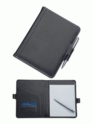 A5 Leather Pad Cover With Pen Closure