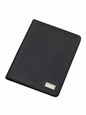 Linden Leather Badged A4 Pad Cover