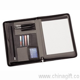 A4 Zippered Compendium