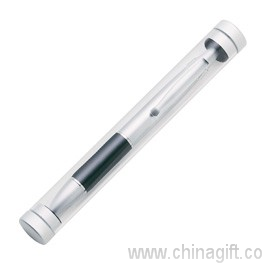 Clear Presentation Tube Pen