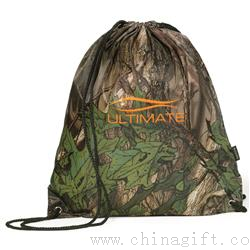 Big Buck Camo Drawstring Backpack