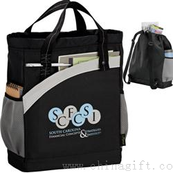 Custom Arches Recycled Poly Backpack Tote