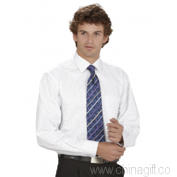 Mens Oxford Check Long Sleeve Shirt