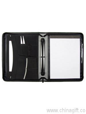 Designer series A4 compendium with handle
